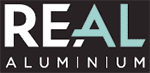 Real aluminium logo